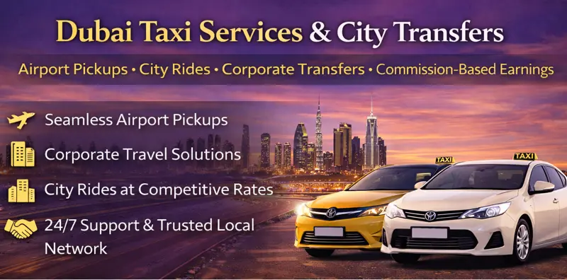 🚖 Dubai Taxi Services & City Transfers